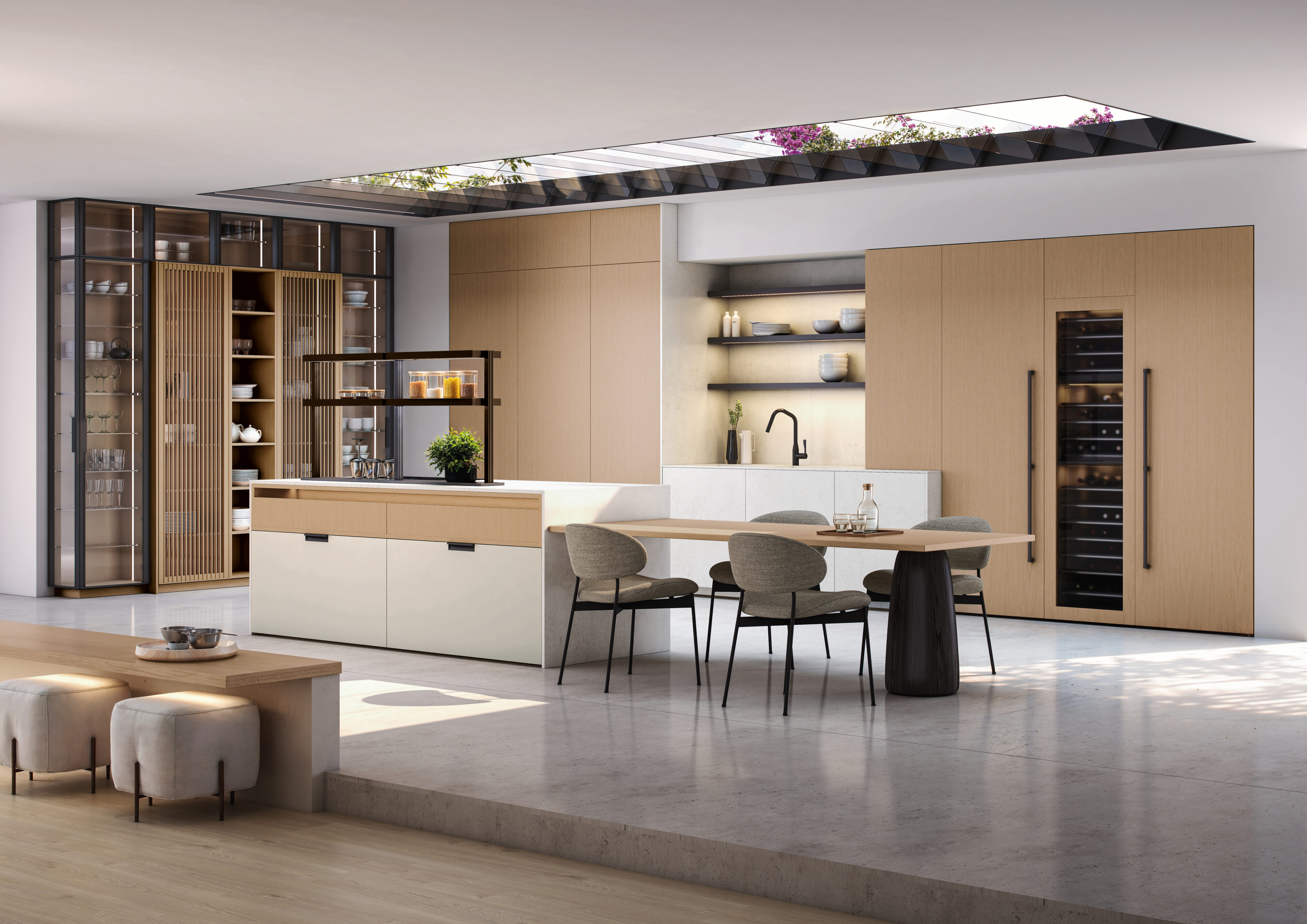 Cocina moderna de Nexo Küchen: diseño elegante y funcionalidad avanzada en cada detalle, reflejando estilo y confort.